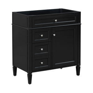 Bathroom Vanity With 2 Drawers And Tip-Out Drawer, Storage Cabinet