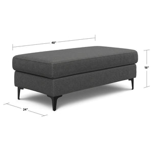 Ava - Versatile Mid Century Ottoman