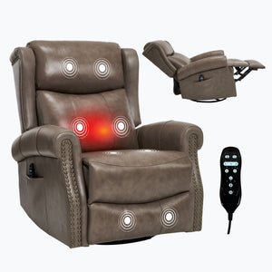 Heat Massage Manual Recliner Chair