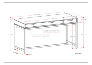 Banting - Desk - Walnut Brown