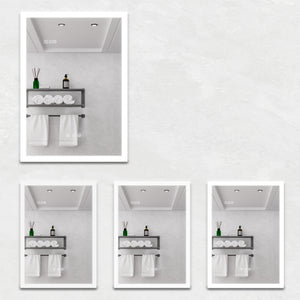 Bathroom Medicine Cabinet With Lights, LED Medicine Cabinet With Mirror, Lighted Medicine Cabinet With Defogger