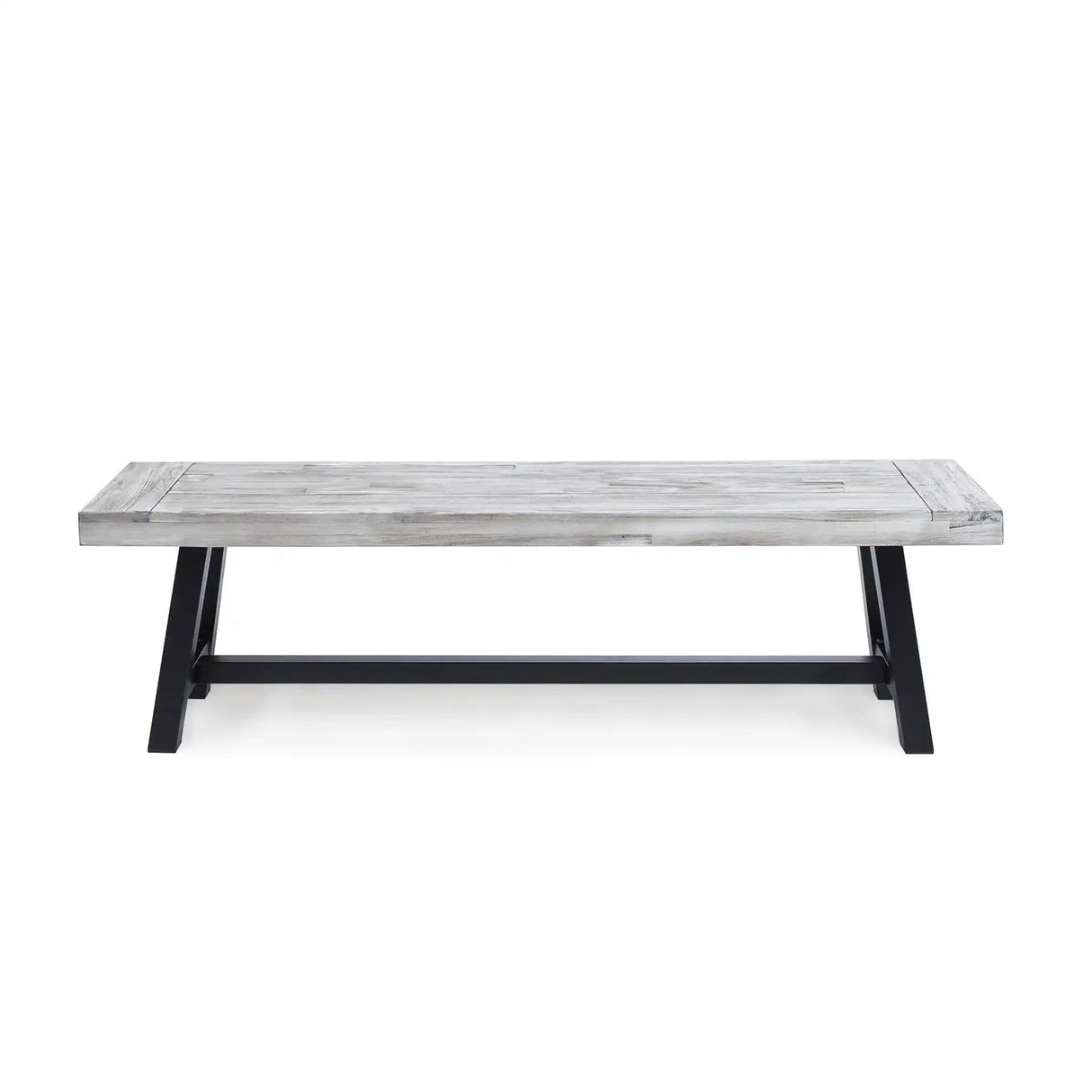 Tranquilizer - Outdoor Acacia Wood Bench With Slat Panel Design - Best Buy Furniture