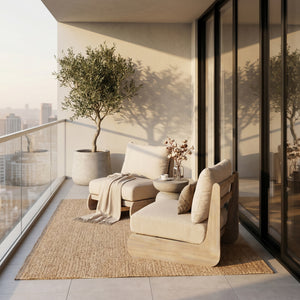 Lazy Acacia Patio Club Chair Set of 2