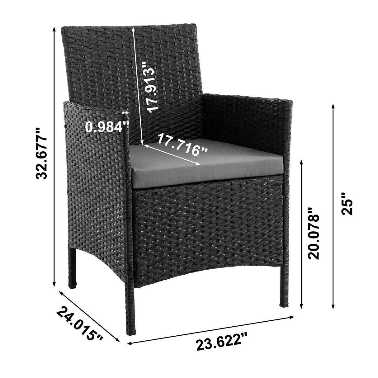 Imperia - 3 Piece Outdoor Patio Set