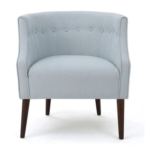 Contemporary Upholstered Club Chair With Button Tufting - Best Buy Furniture