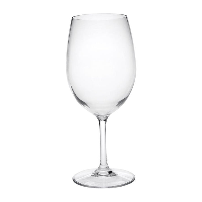 Unbreakable Tritan Wine Glasses Set of 4 with BPA-Free Material - Clear