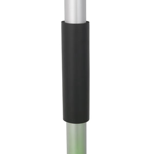 Portable Adjustable Height Snow Shovel with D-Grip Handle - Silver