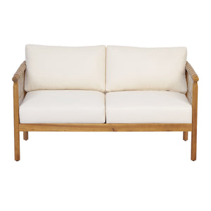 Teak Finish Acacia Wood Patio Seating