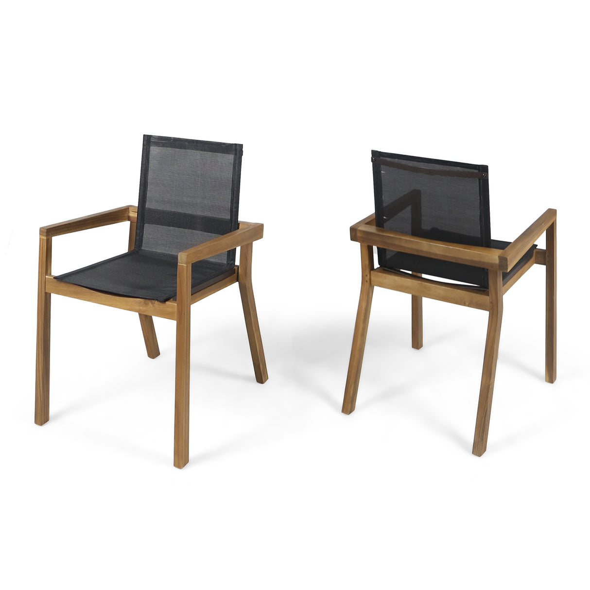 7-Piece Acacia Wood Outdoor Dining Set