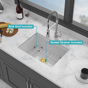 Rectangular Deep Single Bowl Kitchen Sink