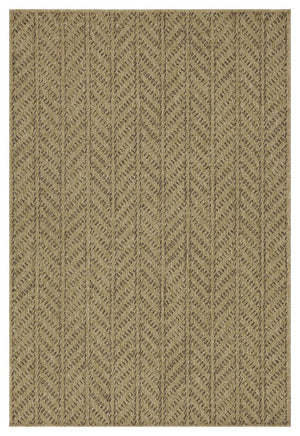 Earth GC_NTL1013 Jute/Mocha Indoor/Outdoor Area Rug