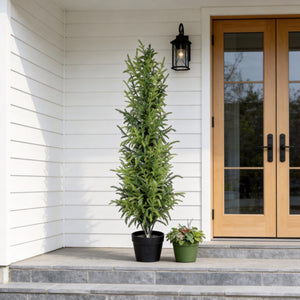 4' Artificial Real Touch Pine Tree in