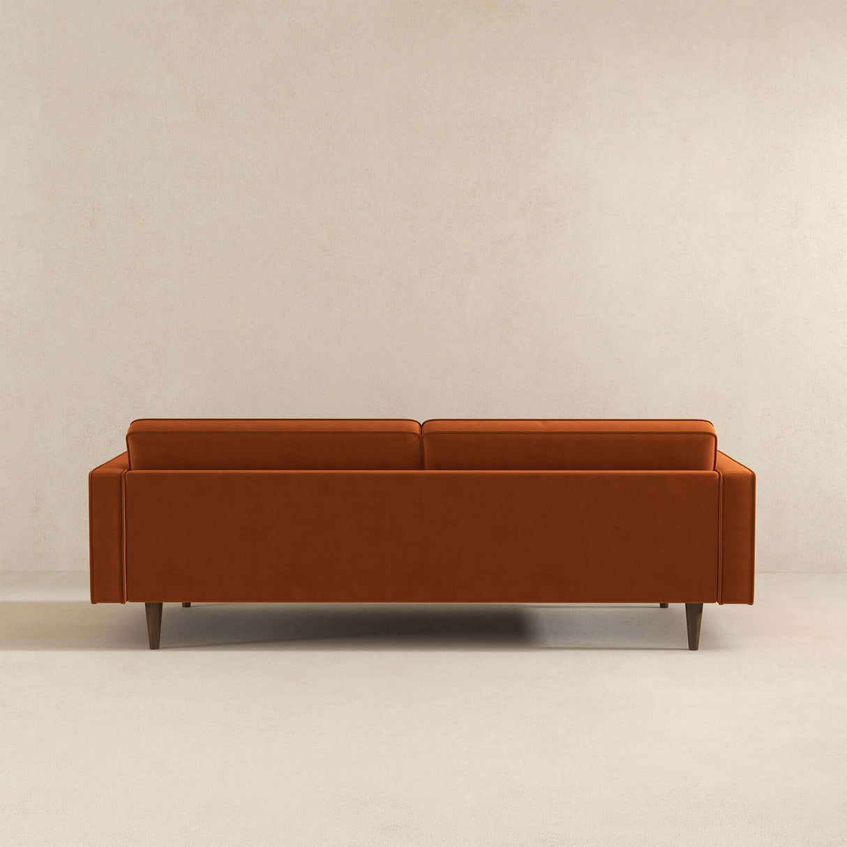 Mid Century Modern Velvet Sofa