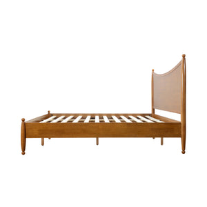 Modern Classic King Size Solid Wood Platform Bed Frame