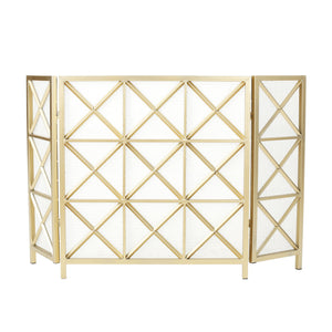 Margaret - 3 Panel Fireplace Screen Iron