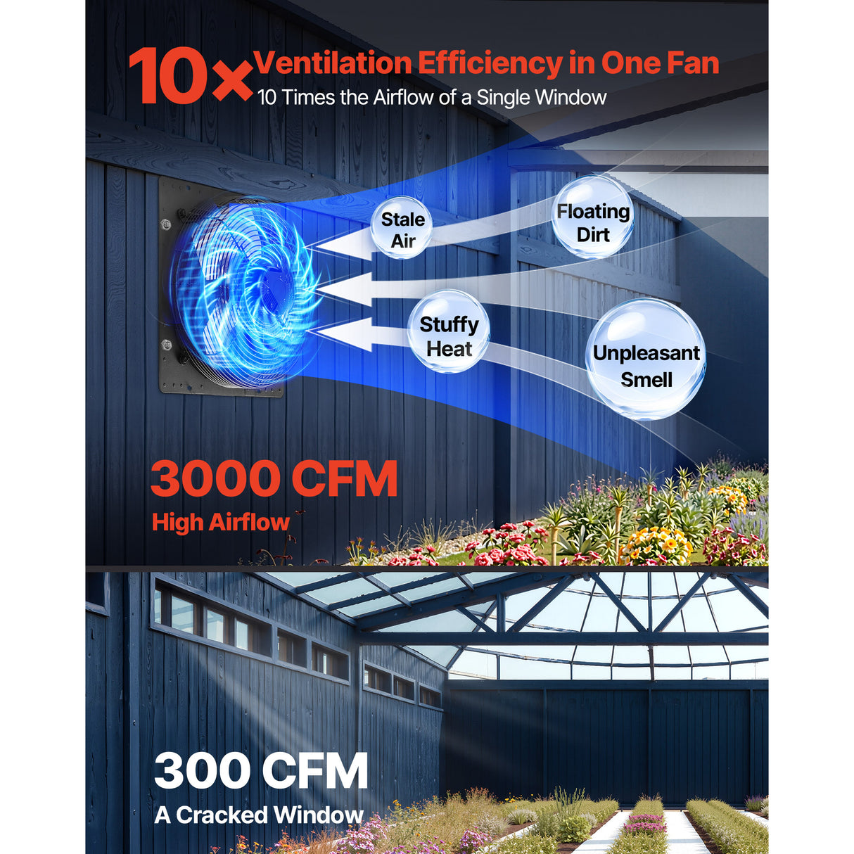16 Inch Shutter Exhaust Fan