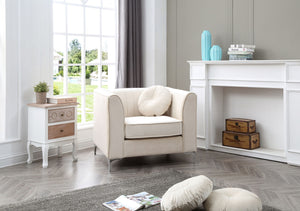 Contemporary Sloped Armchair