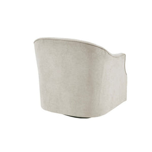 Calvin - Swivel Chair With 360 Degree Rotation - Beige