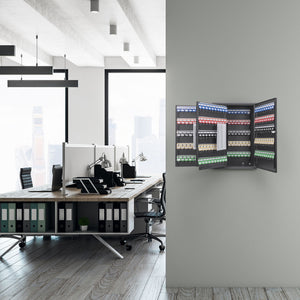 Adjustable Key Cabinet With Combination Lock