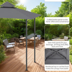 8' x 5' Grill Gazebo Outdoor BBQ Canopy