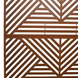 Freestanding Outdoor & Indoor Freestanding Metal Privacy Screen