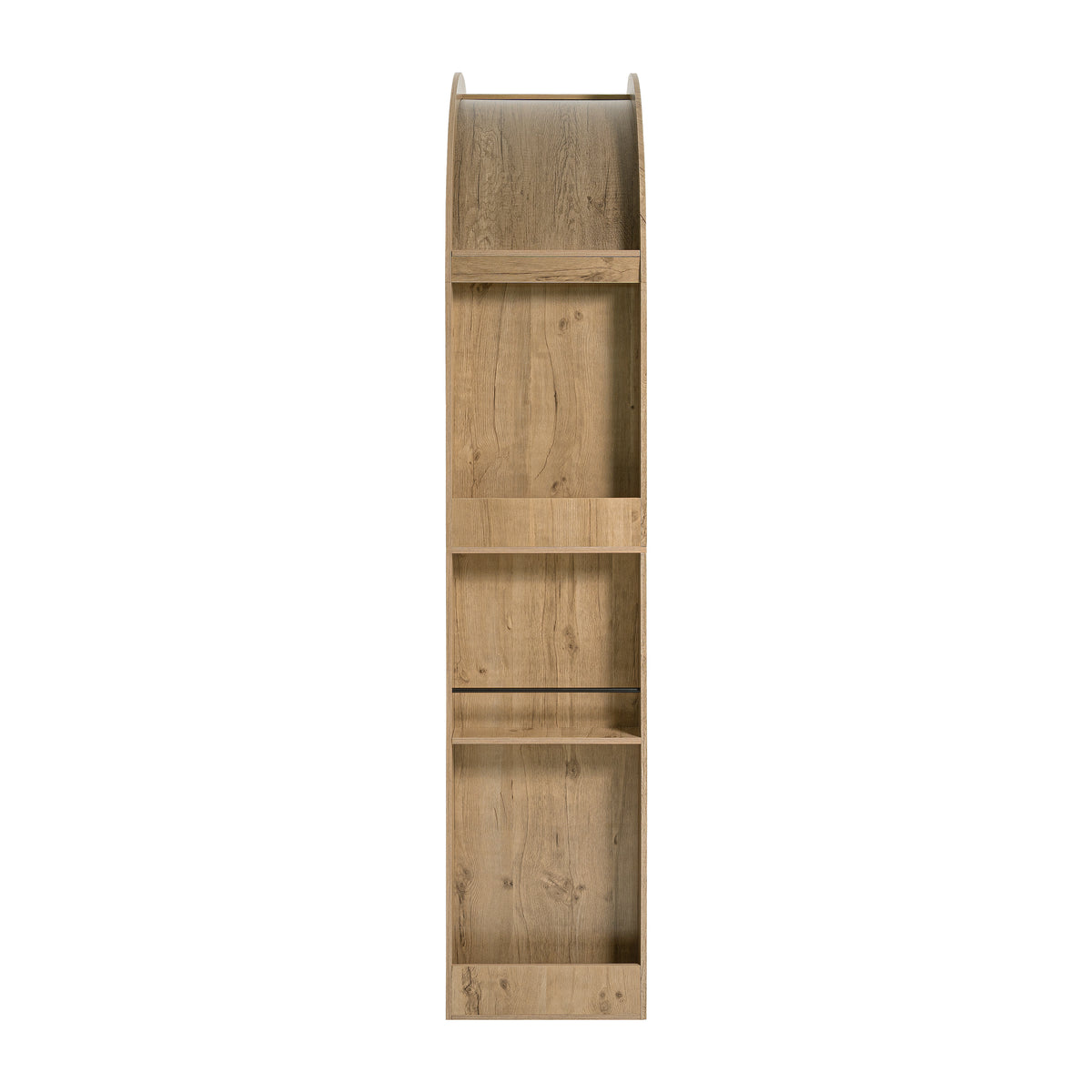 78.74" Tall Arched Bookcase