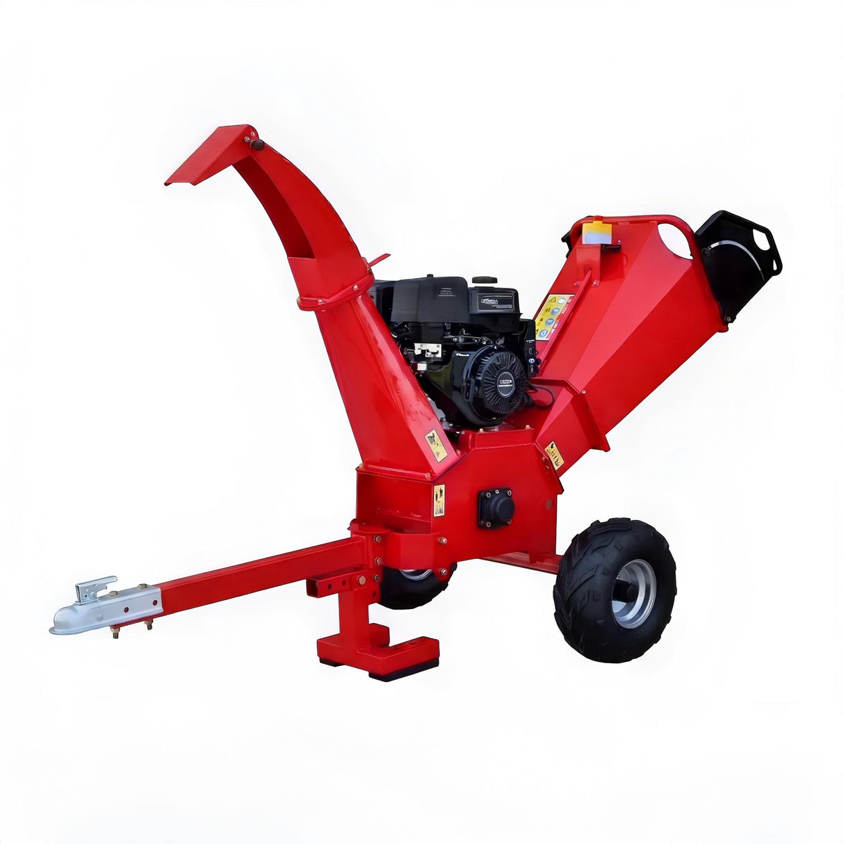 Small Wood Chipper for Home Towable Wood Chipper with 5in Chipping Capacity