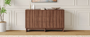 59.1" Buffet Sideboard with 2 Doors and 3 Drawers