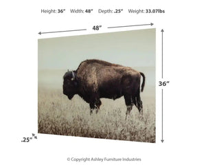 Brutus - Wall Art - Sepia - Best Buy Furniture