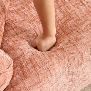 Curved Compressed Sofa, Nordic-Style Design For Living Room