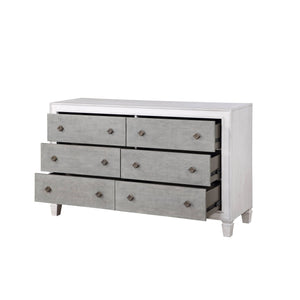 Katia - Weathered Dresser - White - Best Buy Furniture