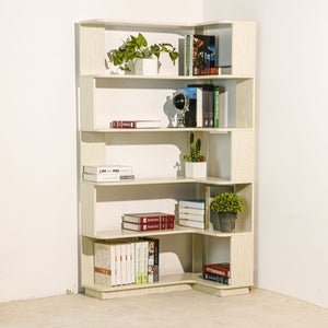 L-Shaped Corner Bookshelf