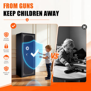 Biometric Large Gun Safe with Fingerprint Password Lock