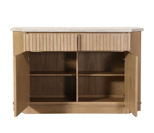 Qwin Server - Natural Marble / Oak