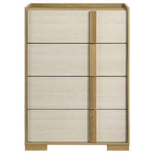 Lincoln - 4 Drawer Chest Of Drawers - Natural