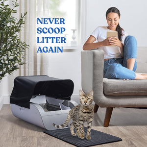 Smart Cat Litter Box With Wide Opening