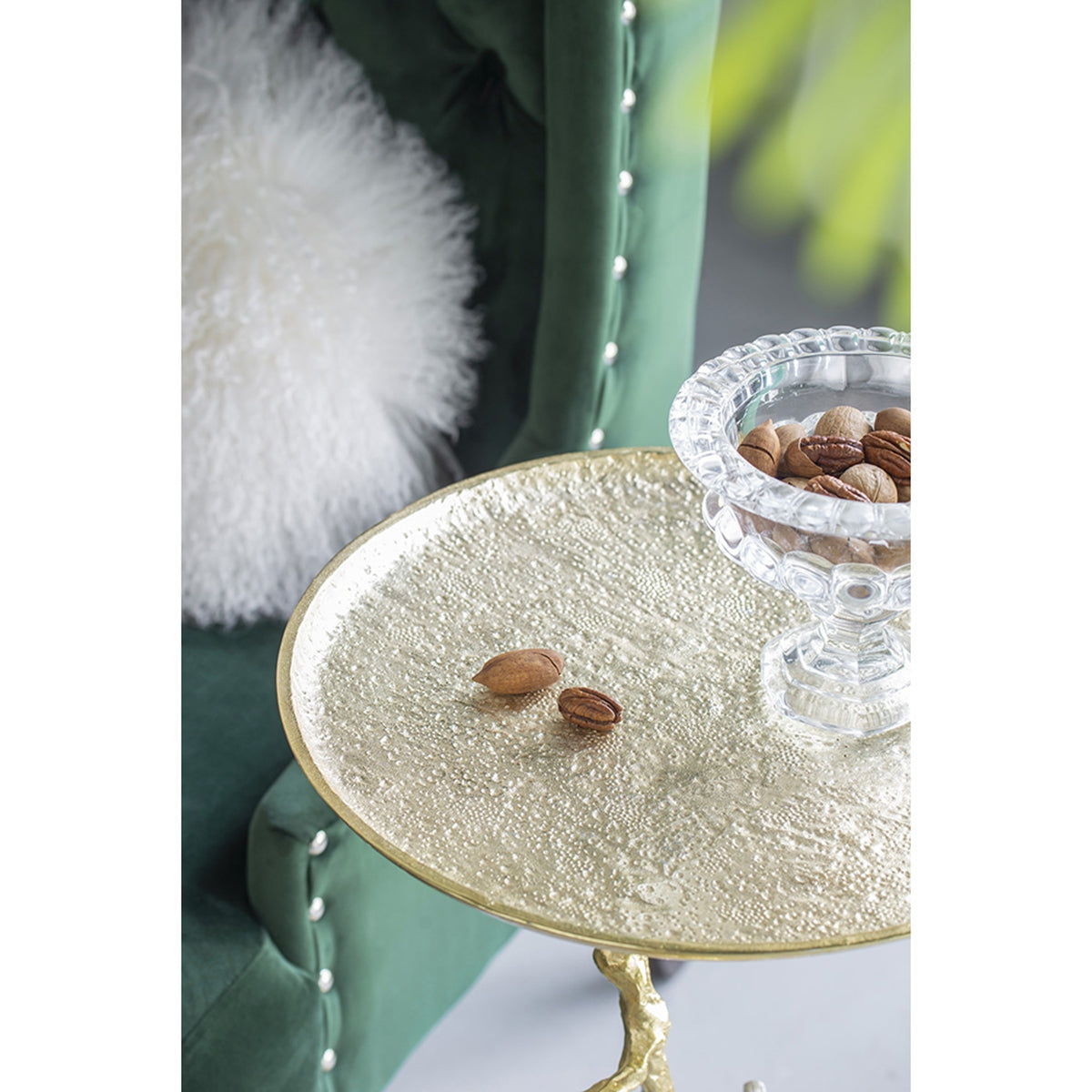 Contemporary Shiny Side Table