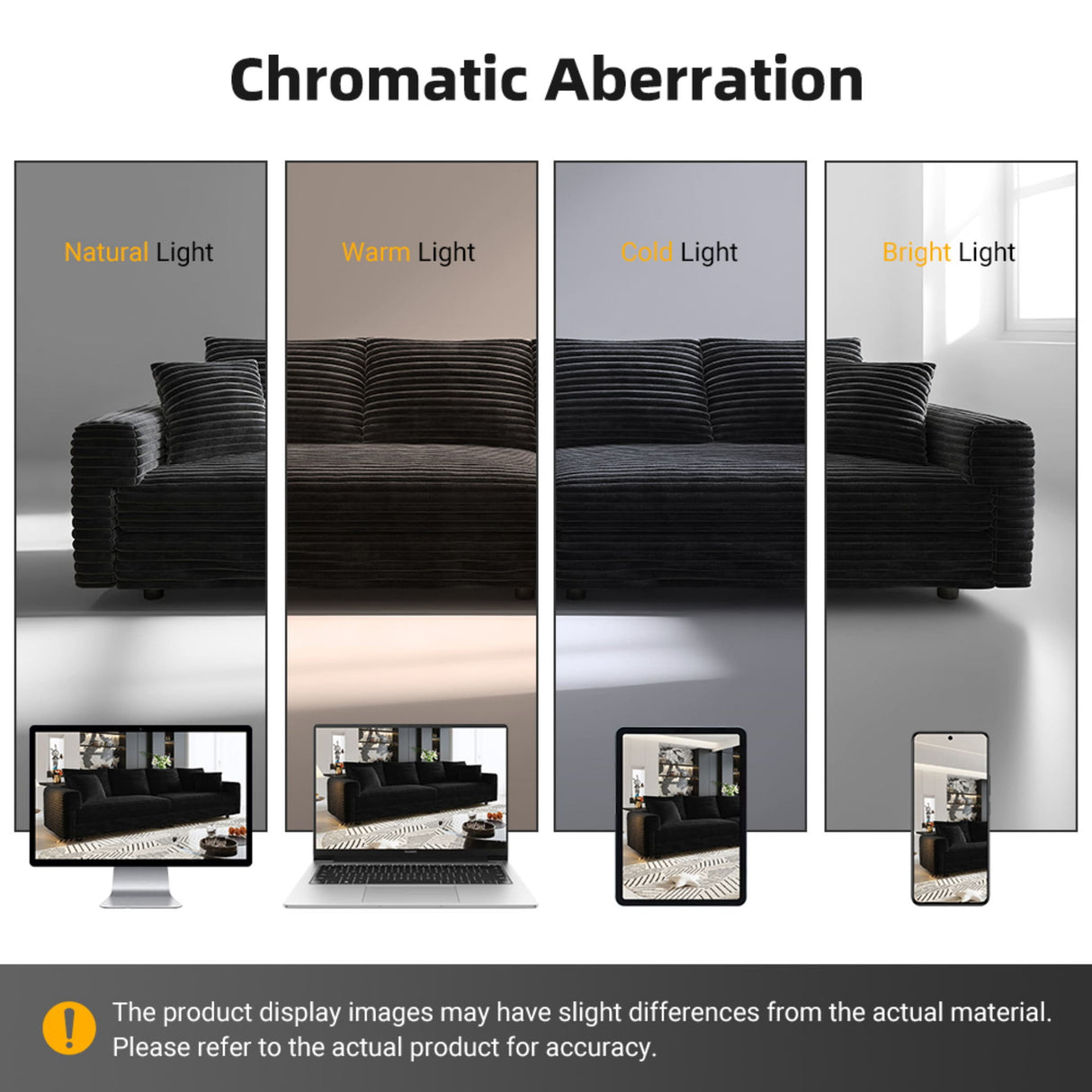 4 Seat Sofa, Modern Comfy Upholstered Sofa Cloud Couch, Deep Seat Couches With Soft Pillows