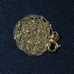 14k Yellow Gold Singapore Chain 1.0mm