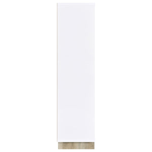 Geilys - 8 Shelf Bookcase With Arch Details - White