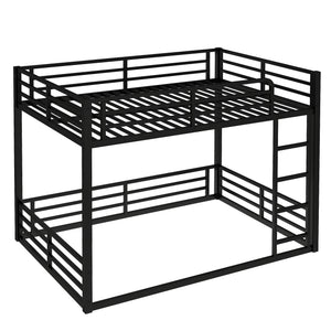 Metal Bunk Bed, Full XL Over Full XL Frame
