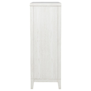 Inverness - 5 Drawer Bedroom Chest - White