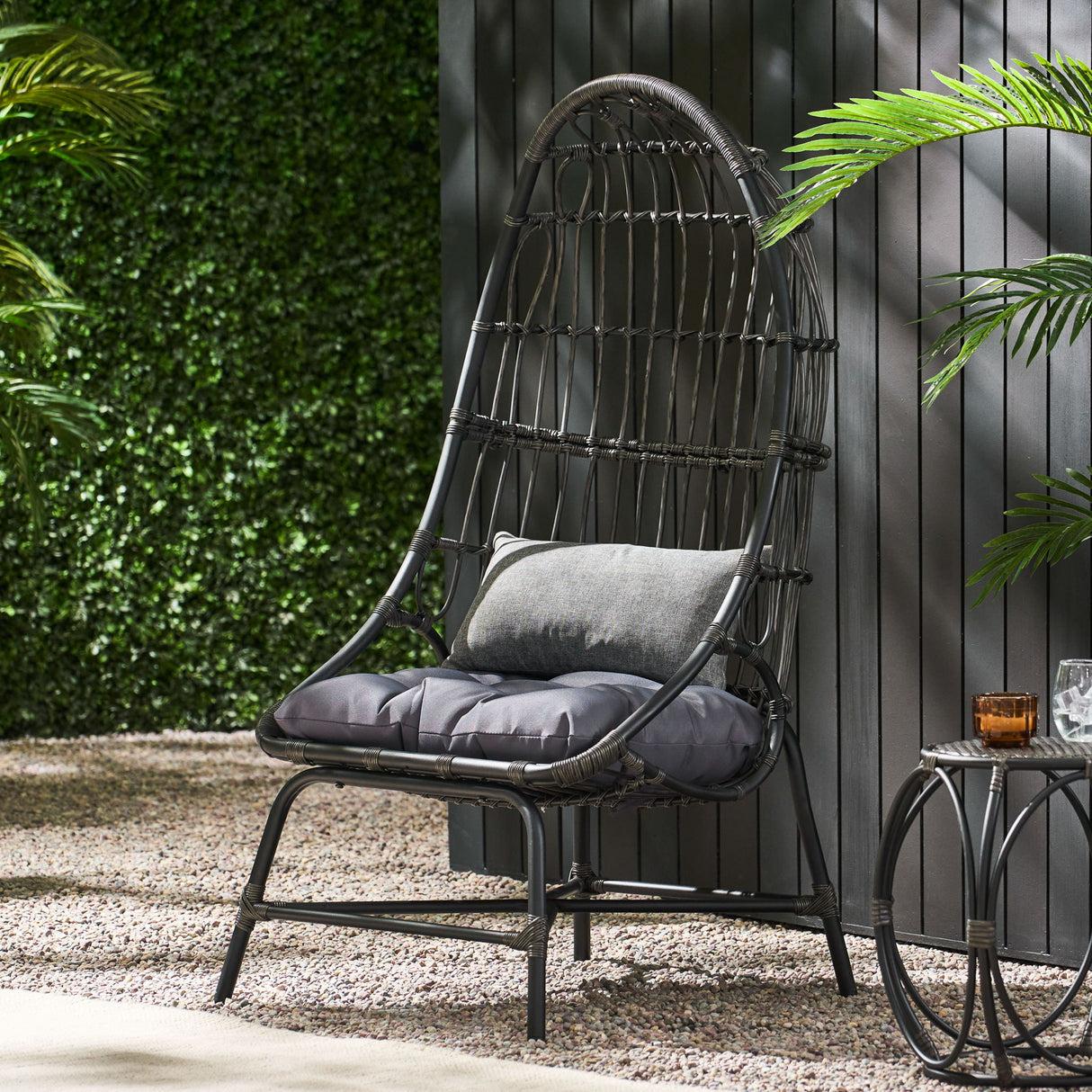 Elon - Cocoon Chair - Gray
