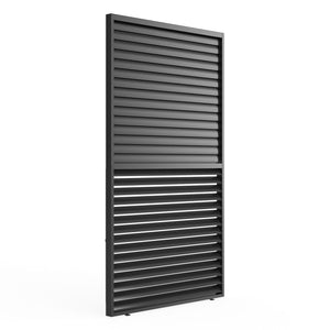 Louver Grille 1 / 3 10Ft Frame & Louvers - Black
