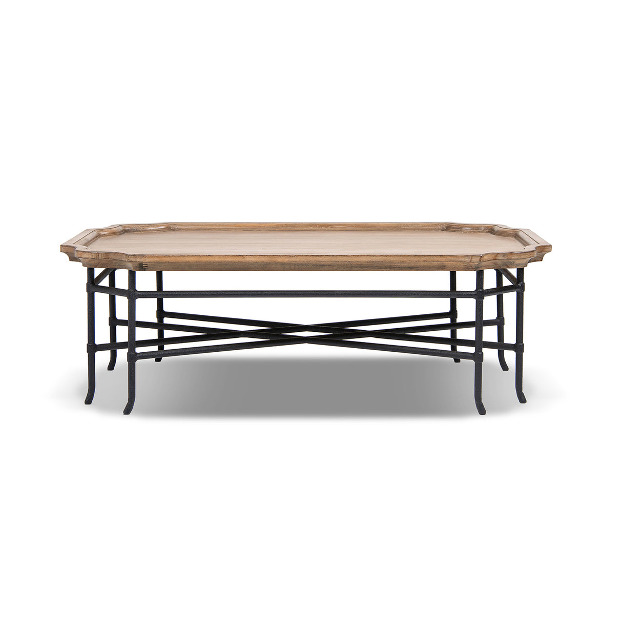 Foundry 55" Solid Block Plinth Coffee Table Heritage Light