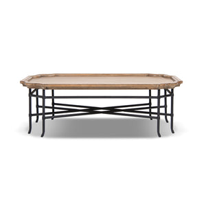 Foundry 55" Solid Block Plinth Coffee Table Heritage Light
