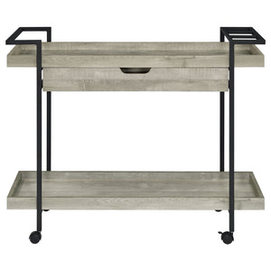 Begonia - 1 Drawer Cart - Driftwood
