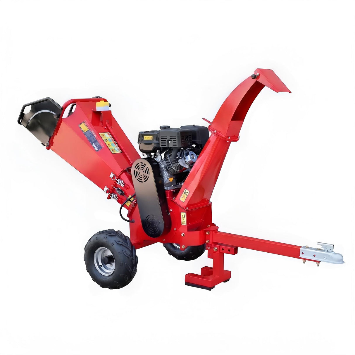 Small Wood Chipper for Home Towable Wood Chipper with 5in Chipping Capacity