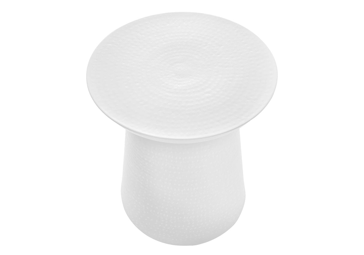 Drum Accent Side Table, Hammered Texture - Best Buy Furniture