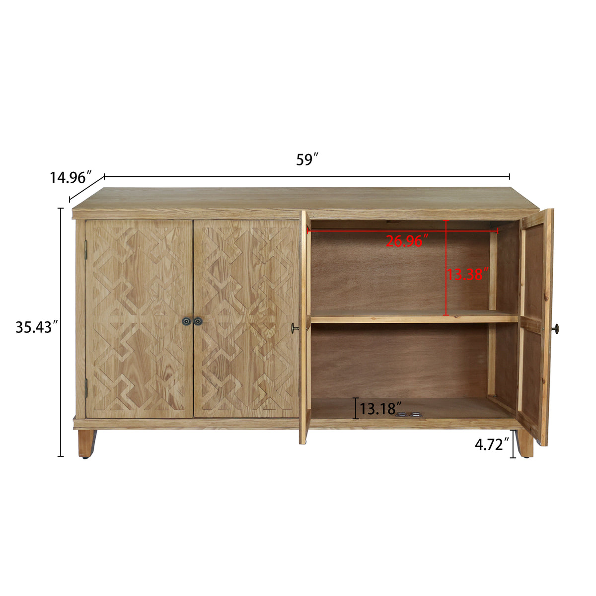 Vintage Corner Cabinet